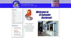 Desktop Screenshot of elsalvadorrestaurants.com